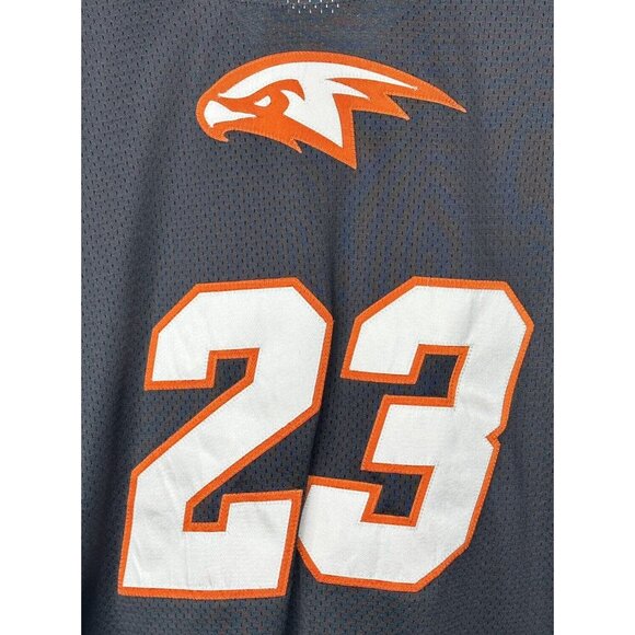 Athletic Knit Mens Shirt Sleeveless Baseball Jersey Button Up Embroidered Large - Picture 5 of 11